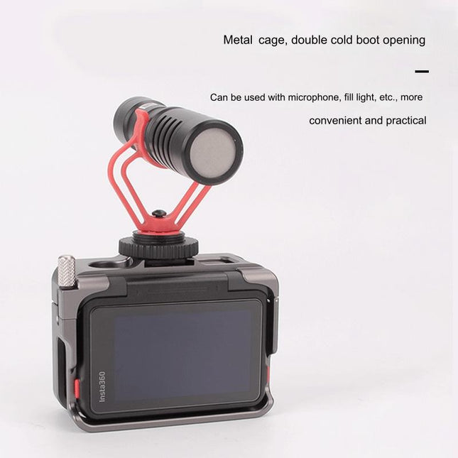 Aluminum Alloy Metal Rabbit Cage For Insta360 Ace Pro