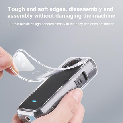 Clear Tpu Protective Case For Insta360 X3