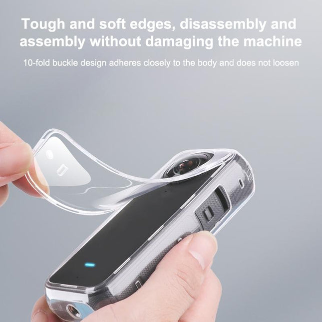 Clear Tpu Protective Case For Insta360 X3