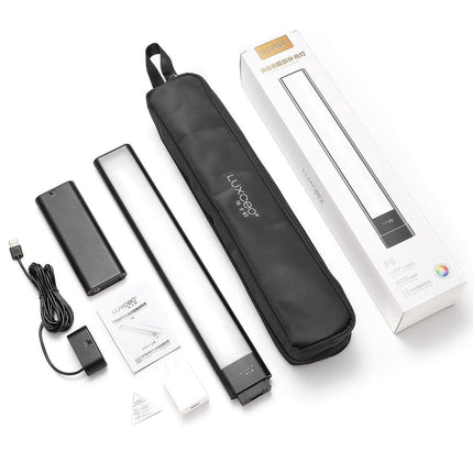 Handheld Rgb Led Video Light With App Control - Black