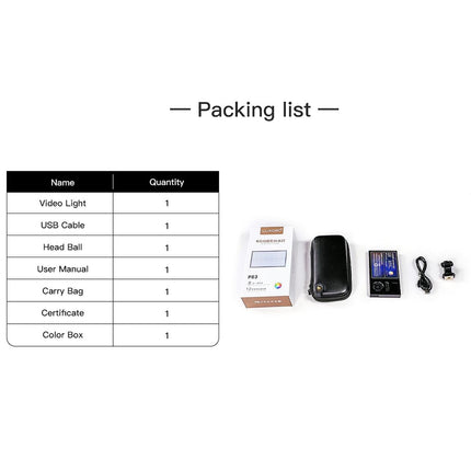 800Lm Super Slim Led Video Light For On-Camera And Selfie Photography