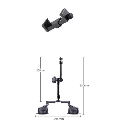 Articulating Dual Suction Cup Magic Arm Phone Mount