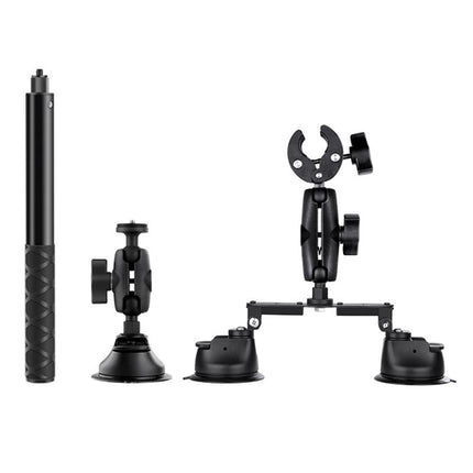 Selfie Stick Kit With Dual Leg And Single Suction Cups