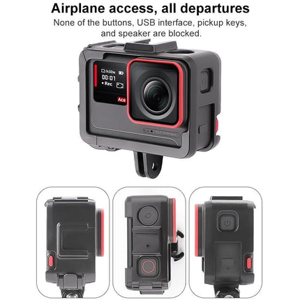 Insta360 Ace / Ace Pro Dual Cold Shoe Cage Expansion Adapter