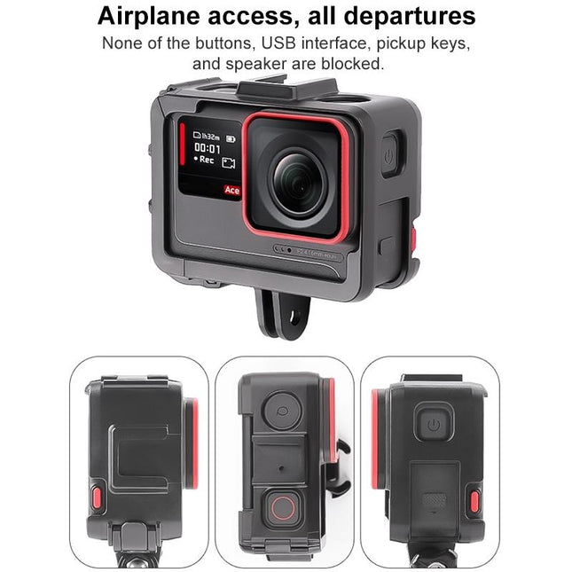 Insta360 Ace / Ace Pro Dual Cold Shoe Cage Expansion Adapter