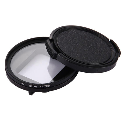 3-In-1 52Mm Round Uv Lens Filter For Gopro Hero7 / 6 / 5 With Cap