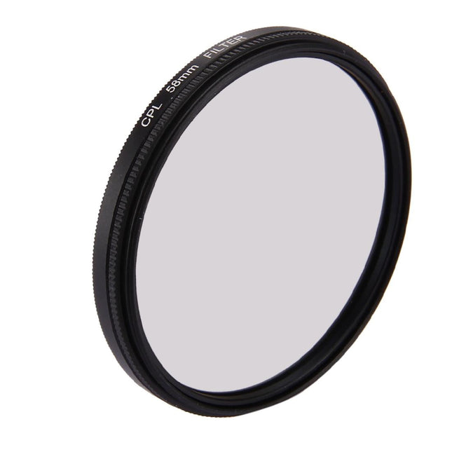 3-In-1 58Mm Round Cpl Lens Filter For Gopro Hero7 / 6 / 5 With Cap