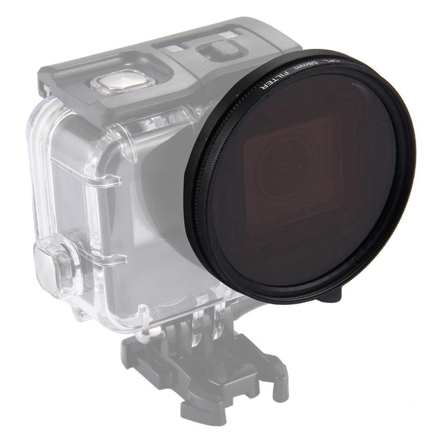 3-In-1 58Mm Round Cpl Lens Filter For Gopro Hero7 / 6 / 5 With Cap