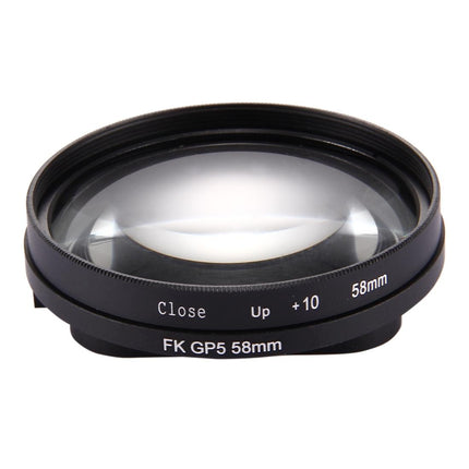 10X Close Up Lens Filter For Gopro Hero7 / 6 / 5 - 58Mm Dual Function