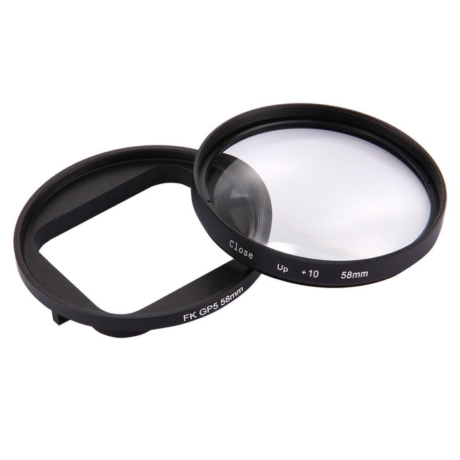 10X Close Up Lens Filter For Gopro Hero7 / 6 / 5 - 58Mm Dual Function