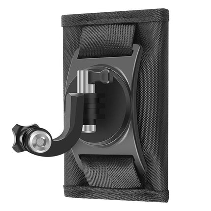 Backpack Mount For Gopro And Other Action Cameras - Hook And Loop Fastener