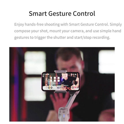 Foldable 3-Axis Gimbal For Action Camera And Smartphone - Grey