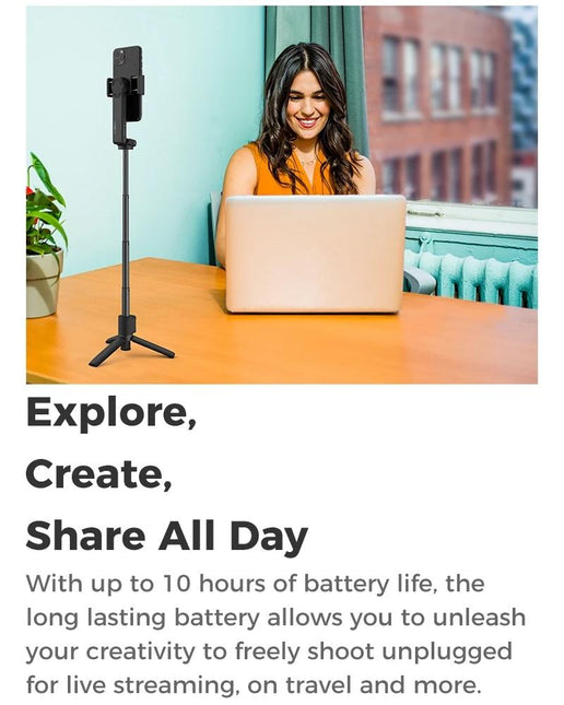 Portable Smartphone Gimbal Stabilizer - Foldable Green