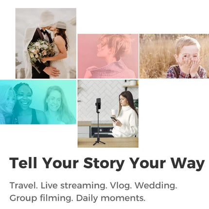 Portable Smartphone Gimbal Stabilizer - Foldable Green