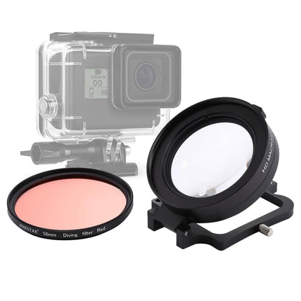 16X Macro Lens Filter For Gopro Dive Housing 58Mm