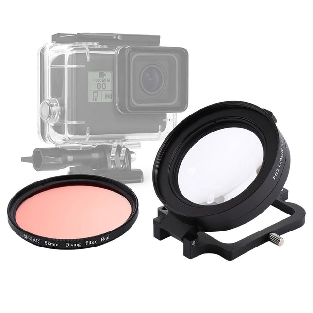 16X Macro Lens Filter For Gopro Dive Housing 58Mm