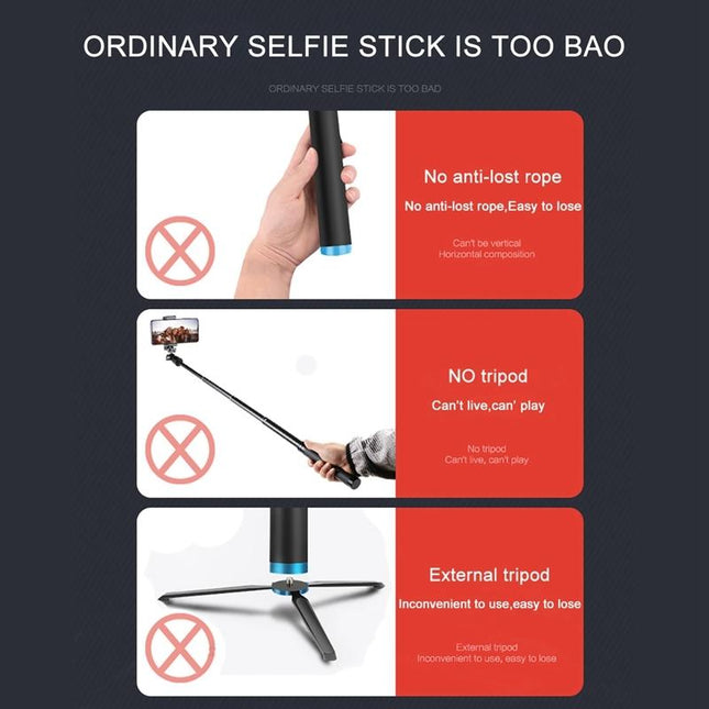 Telescopic Selfie Stick For Action Cameras