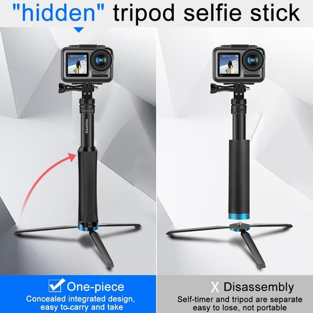 Telescopic Selfie Stick For Action Cameras