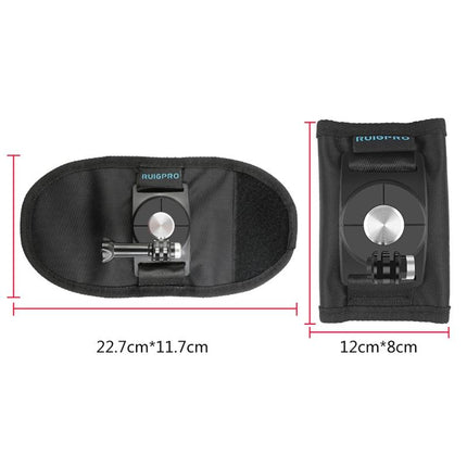 Universal Action Camera Backpack Mount - Rec Mounts Clip Clamp