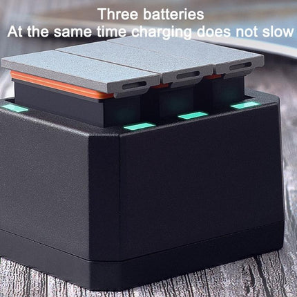 Led Indicator Usb Triple Batteries For Dji Action - Compact