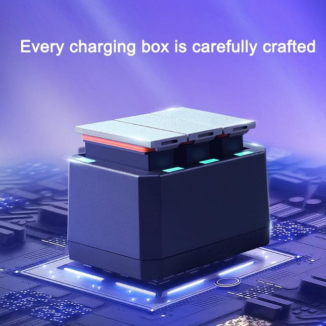 Led Indicator Usb Triple Batteries For Dji Action - Compact