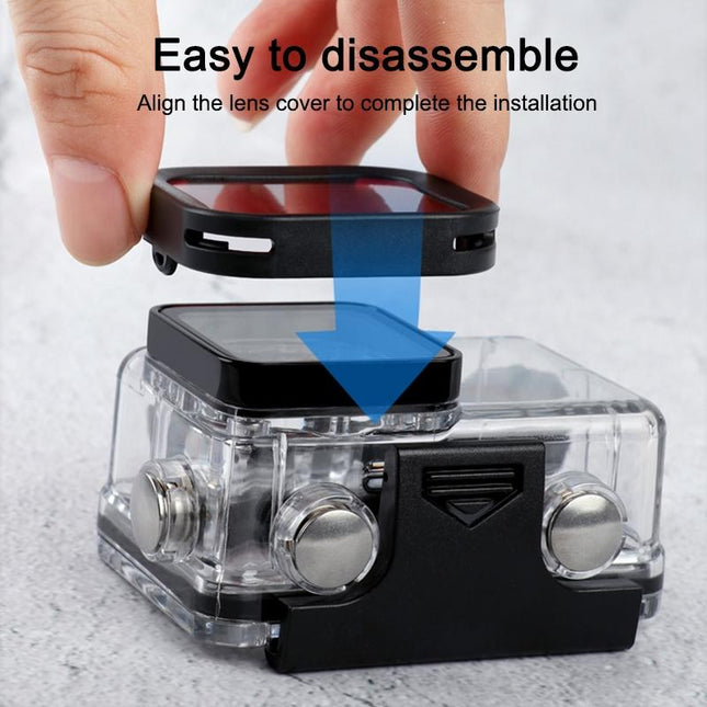 Waterproof Diving Case Kit For Dji Action 1 With Lens Filter - Underwater