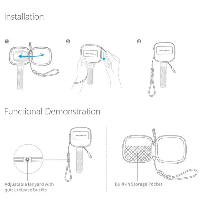 Protective Case For Dji Action Camera - Hard Shell