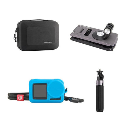 Travel Kit For Dji Action Tripod Backpack Clip Storage Bag