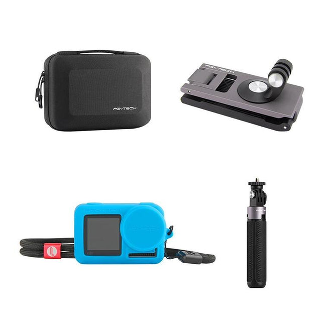 Travel Kit For Dji Action Tripod Backpack Clip Storage Bag