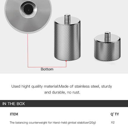 50G Anti-Shake Counterweight For Dji Om4 / Mobile 3 Gimbal