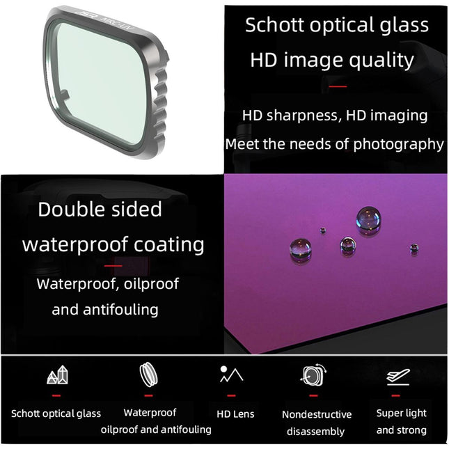 Aluminum Frame Lens Filter For Dji Air 2S