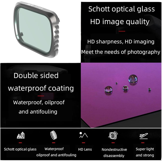 Aluminum Frame Ks Effect Lens Filter For Dji Air 2S