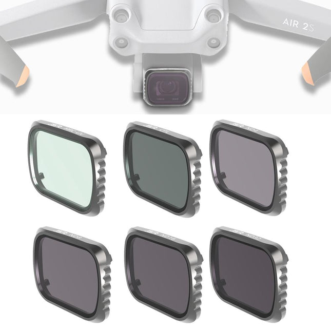 6-In-1 Aluminum Lens Filter For Dji Air 2S