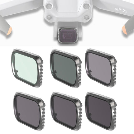 6-In-1 Aluminum Lens Filter For Dji Air 2S