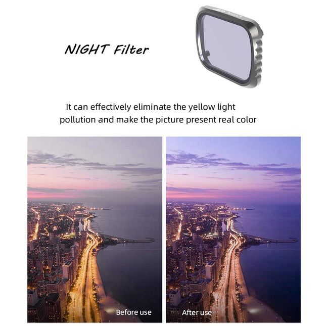 8-In-1 Lens Filter For Dji Air 2S - Aluminum Frame