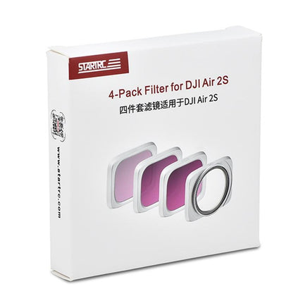 Drone Lens Filter Set For Dji Air 2S - 4 In 1 Cpl Nd16 Nd32 Nd64