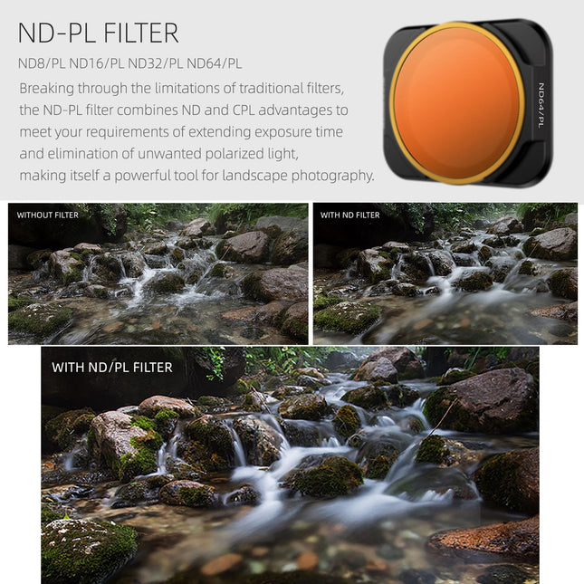 Nd16Pl Lens Filter For Dji Air 2S - A2S Fi9343