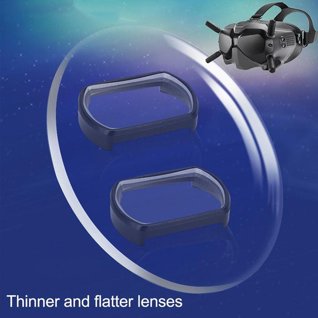2 Pack Aspherical Myopia Lens For Dji Fpv Goggles V2