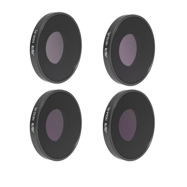 4-In-1 Lens Filter Set For Dji Action 3 - Nd8Pl Nd16Pl Nd32Pl Nd64Pl