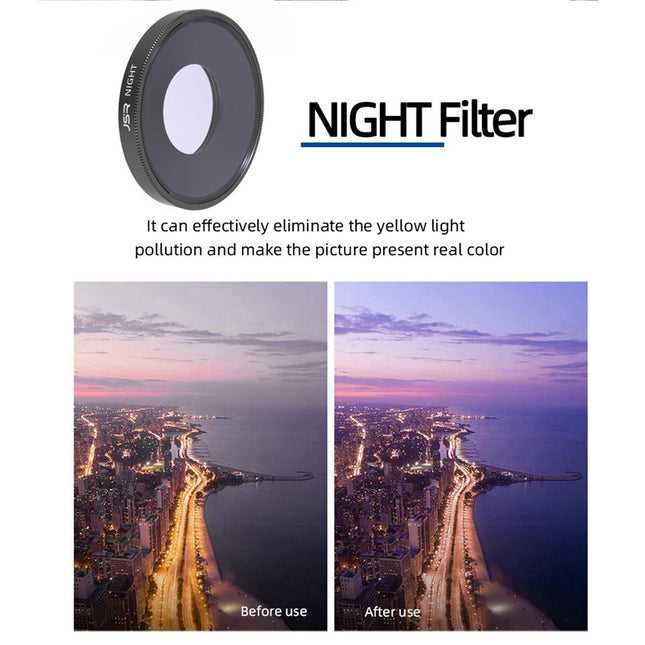 Star Night Lens Filter For Dji Action 3 - Streak Cpl Nd8 Nd16 Nd32 Nd64