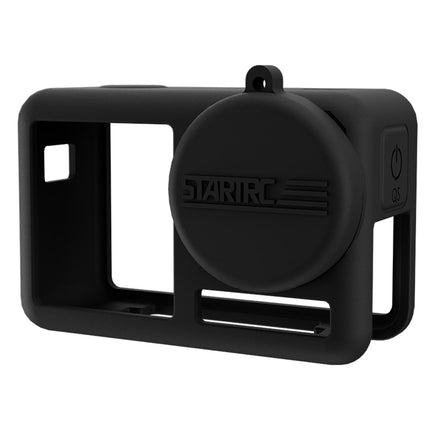Shockproof Silicone Case With Lens Cap And Strap For Dji Action Camera