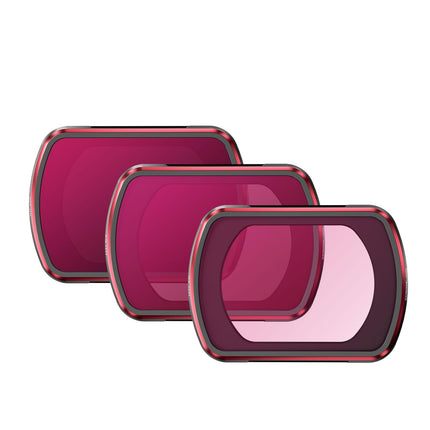 Complete Lens Filter Set For Dji Pocket 3 - Nd16 Nd64 And Nd256