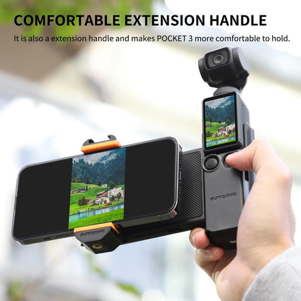 Portable Phone Clamp Holder With Storage Case For Dji Pocket 3