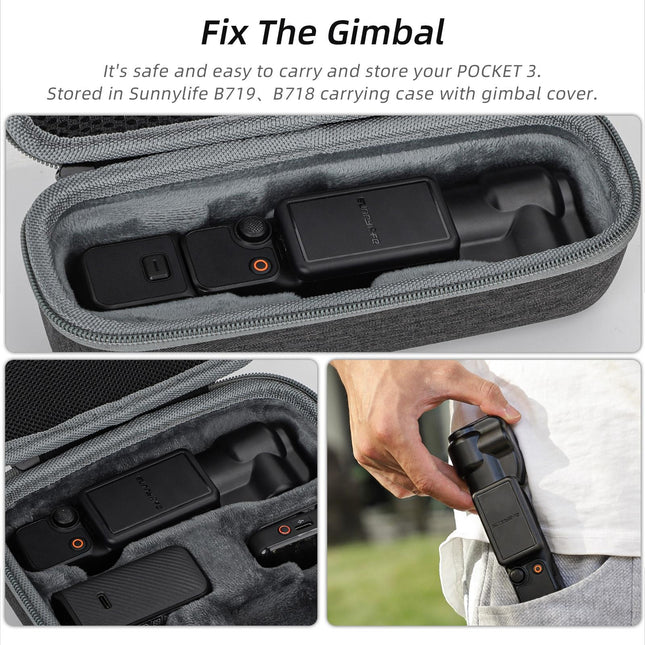Protective Gimbal Cover For Dji Pocket 3 - Integrated Design