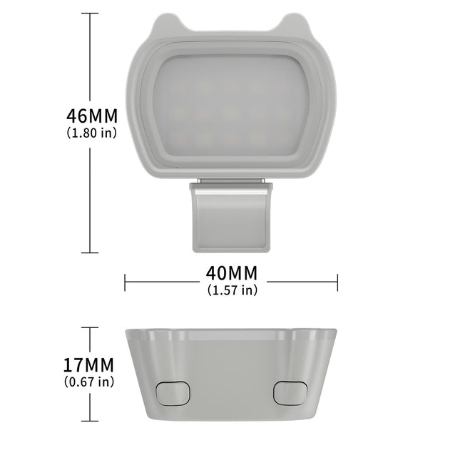 Universal Cat Ears Magnetic Fill Light For Dji Om Series - Multi Functional Beauty Selfie Light