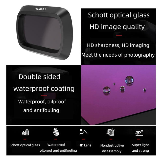 Nd1000 Lens Filter For Dji Mavic Air 2 Drone