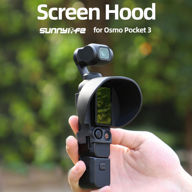 Protective Sunshade Hood For Dji Pocket 3 Screen