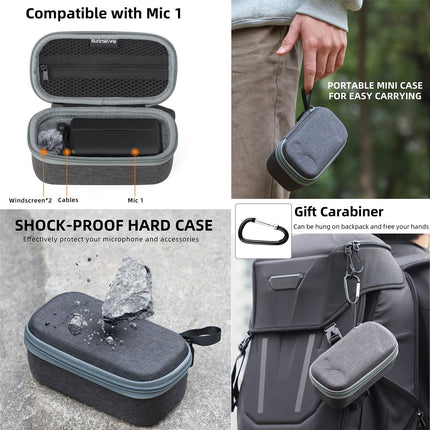 Mini Carrying Case For Dji Mic 2 Wireless Microphone - Storage Bag