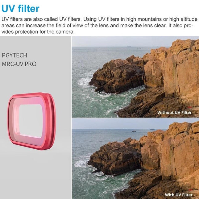 Professional Diving Lens Filter For Dji Pocket - Mrc Uv