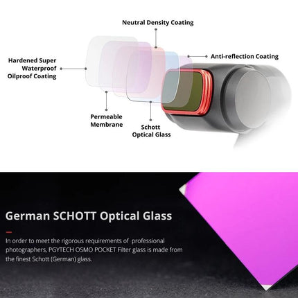 Professional Diving Lens Filter For Dji Pocket - Mrc Cpl